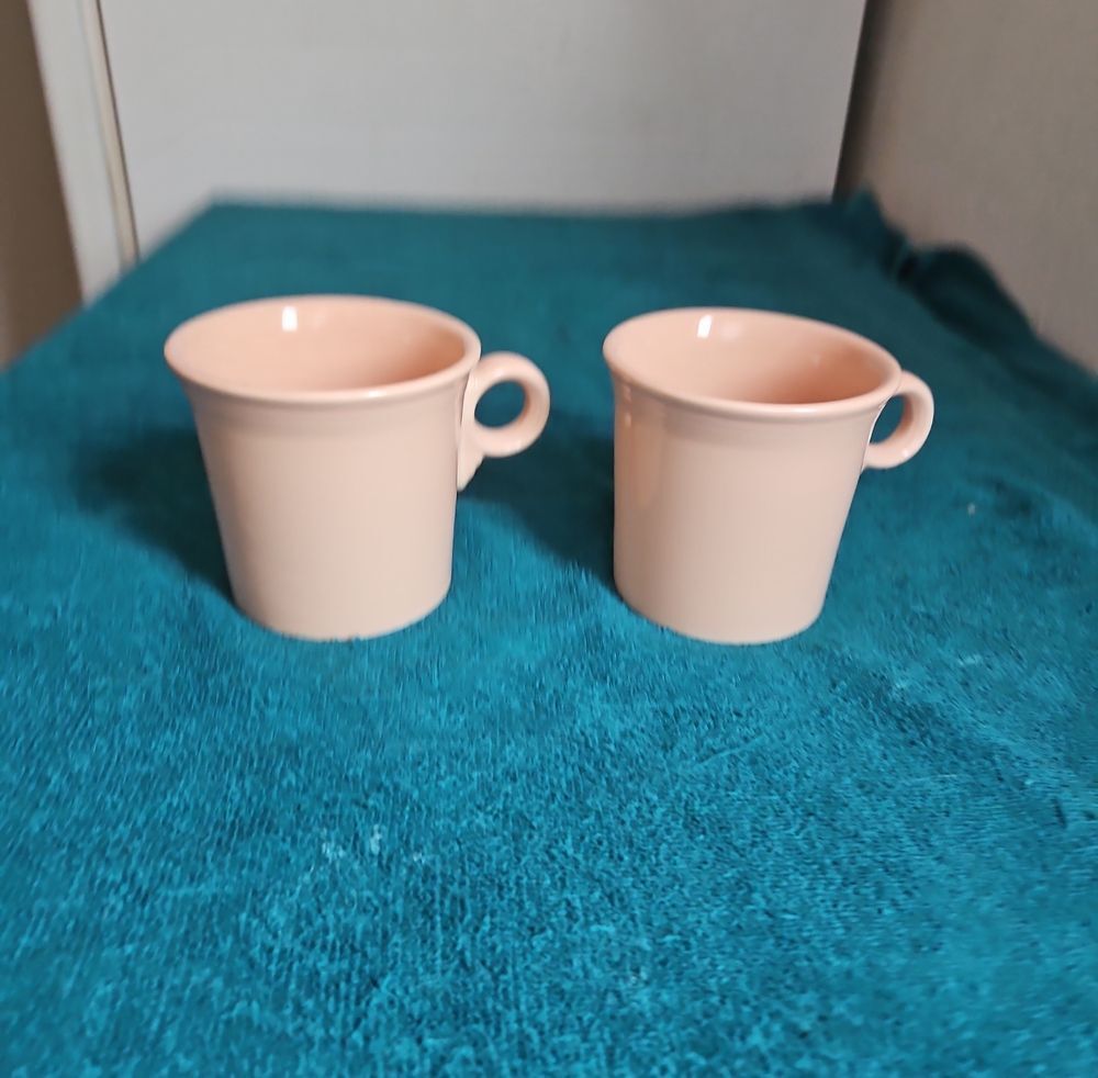 Fiesta Mugs In Apricot  - Set of 2